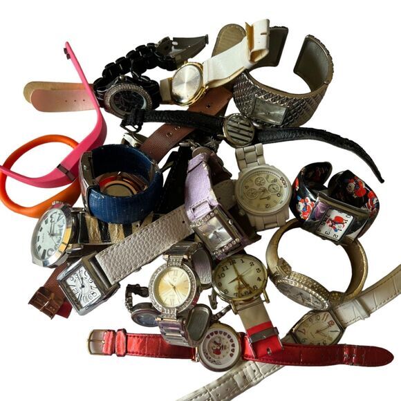 2 POUNDS Broken / Damaged WATCHES Lot /‎ Repair Parts / Junk / Pre-Owned Watches - Picture 6 of 9